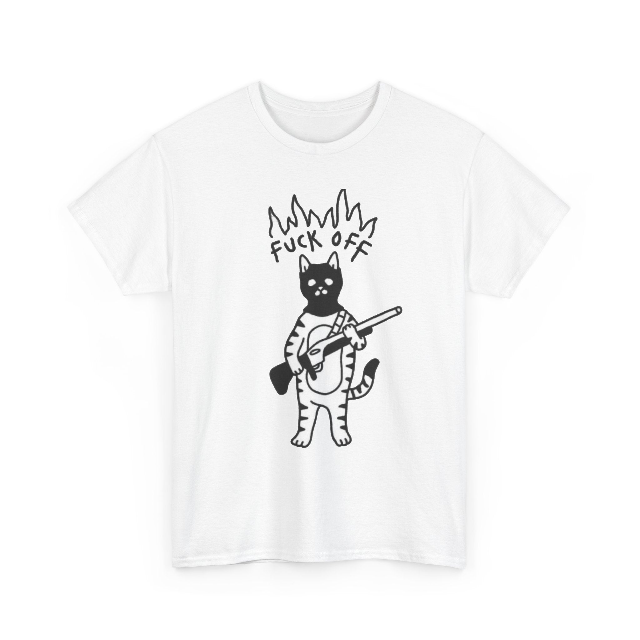 Armed Individual Feline Character Tee