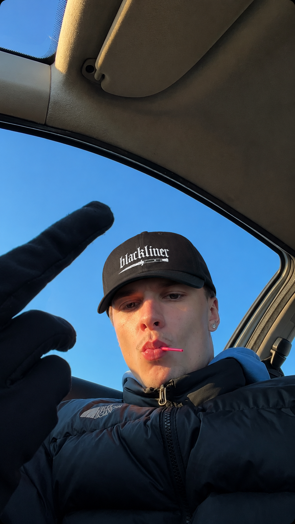 Embroidered Blackliner Cap